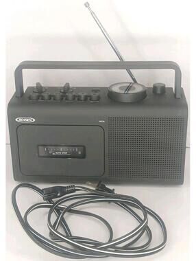 JENSEN MCR-250 Personal Cassette Player/Recorder AM/FM Radio W/ Power Cord WORKS